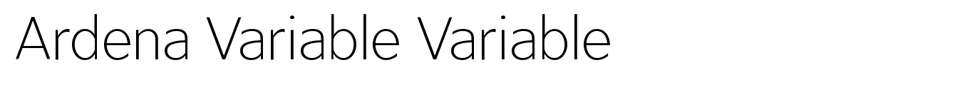 Ardena Variable Variable